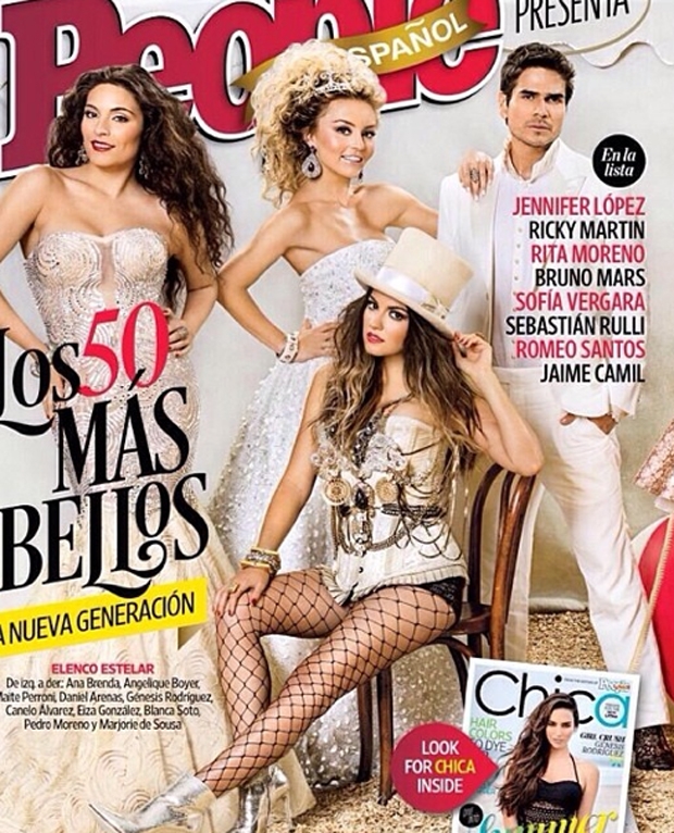 Los 50 Más Bellos, Angelique Boyer, Ana Brenda Contreras, Maite Perroni, Daniel Arenas