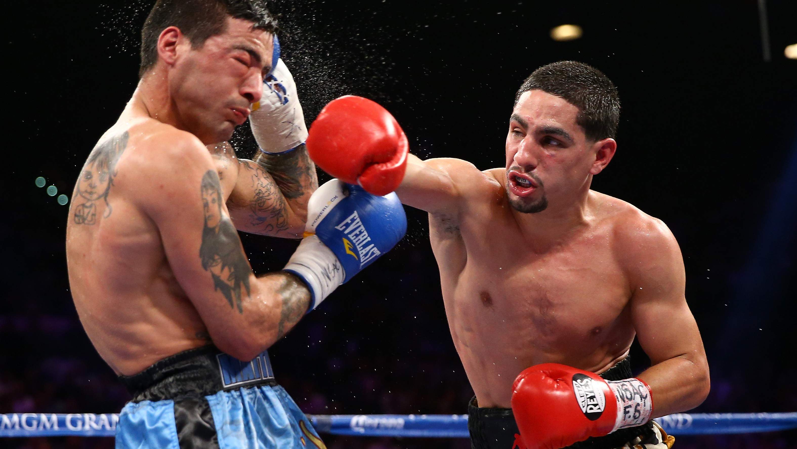 Danny García pelea Robert Guerrero este sábado. (Getty)