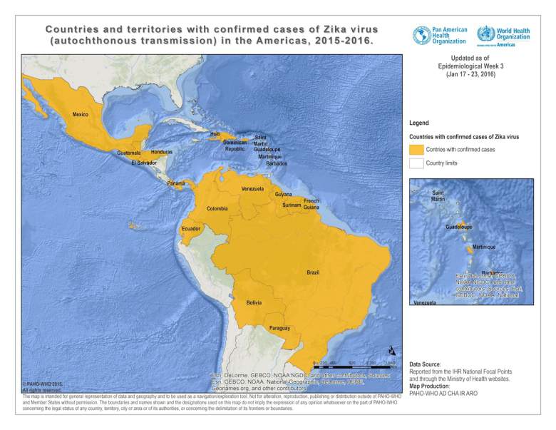 virus zika, zika virus, mapa de zika, zika noticias