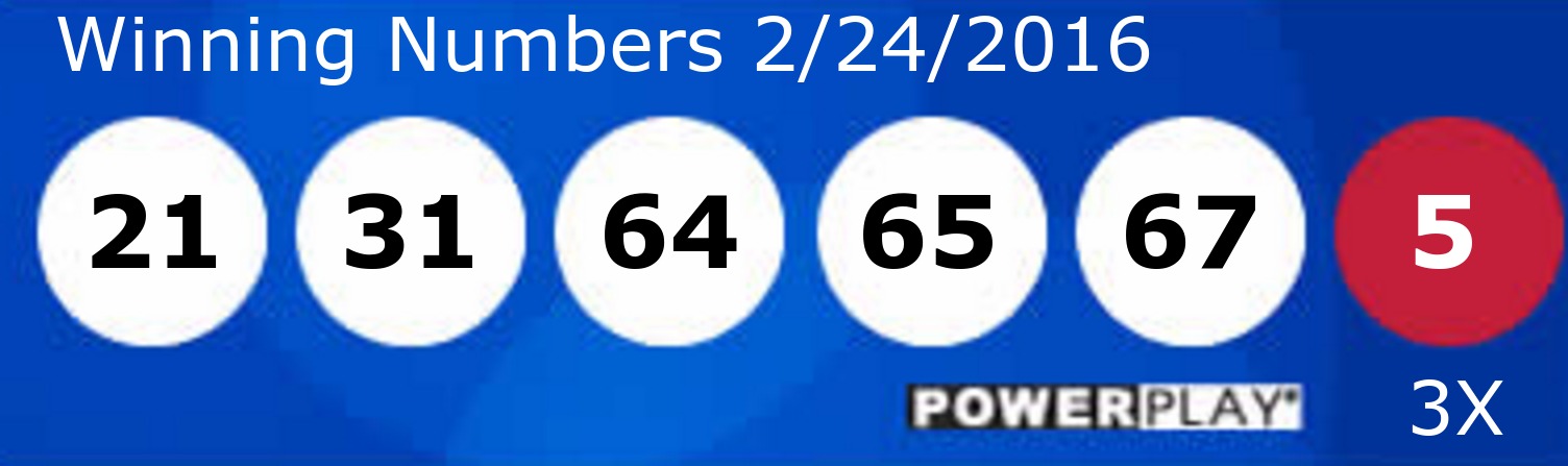 Números de Powerball, Powerball numbers