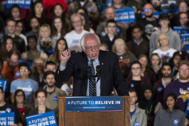 Bernie Sanders escuchó a sus padres discutiendo sobre dinero cuando era un niño. (Getty) 