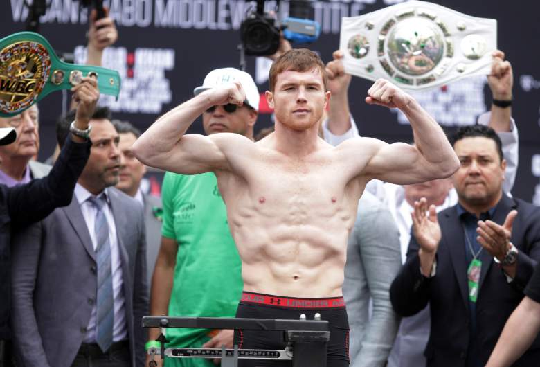 canelo vs khan pesos oficiales