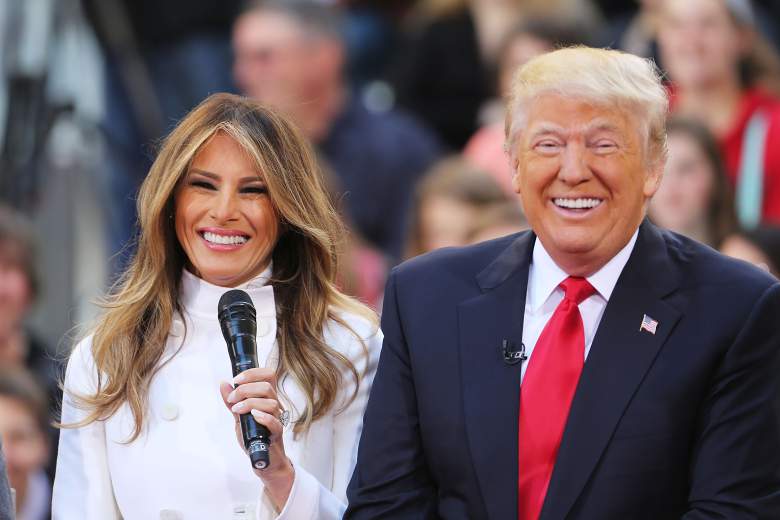 Melania Trump y Donald Trump. (Getty)