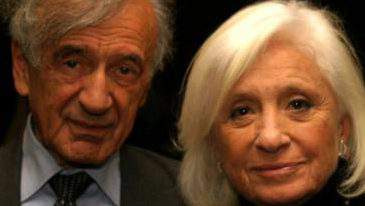 Elie Wiesel y su esposa Marion . Elie Wiesel and his wife Marion (Facebook/The Elie Wiesel Foundation for Humanity 