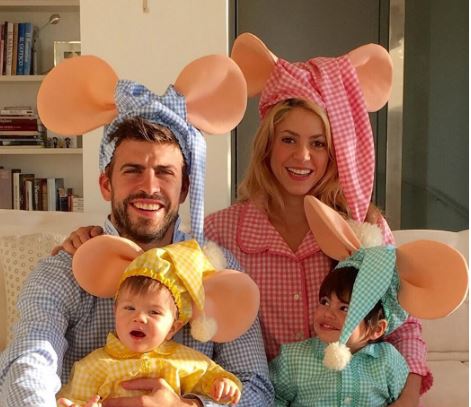 Shakira,Pique, Halloween