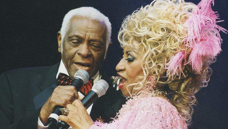 Pedro Knight y Celia Cruz (Facebook)