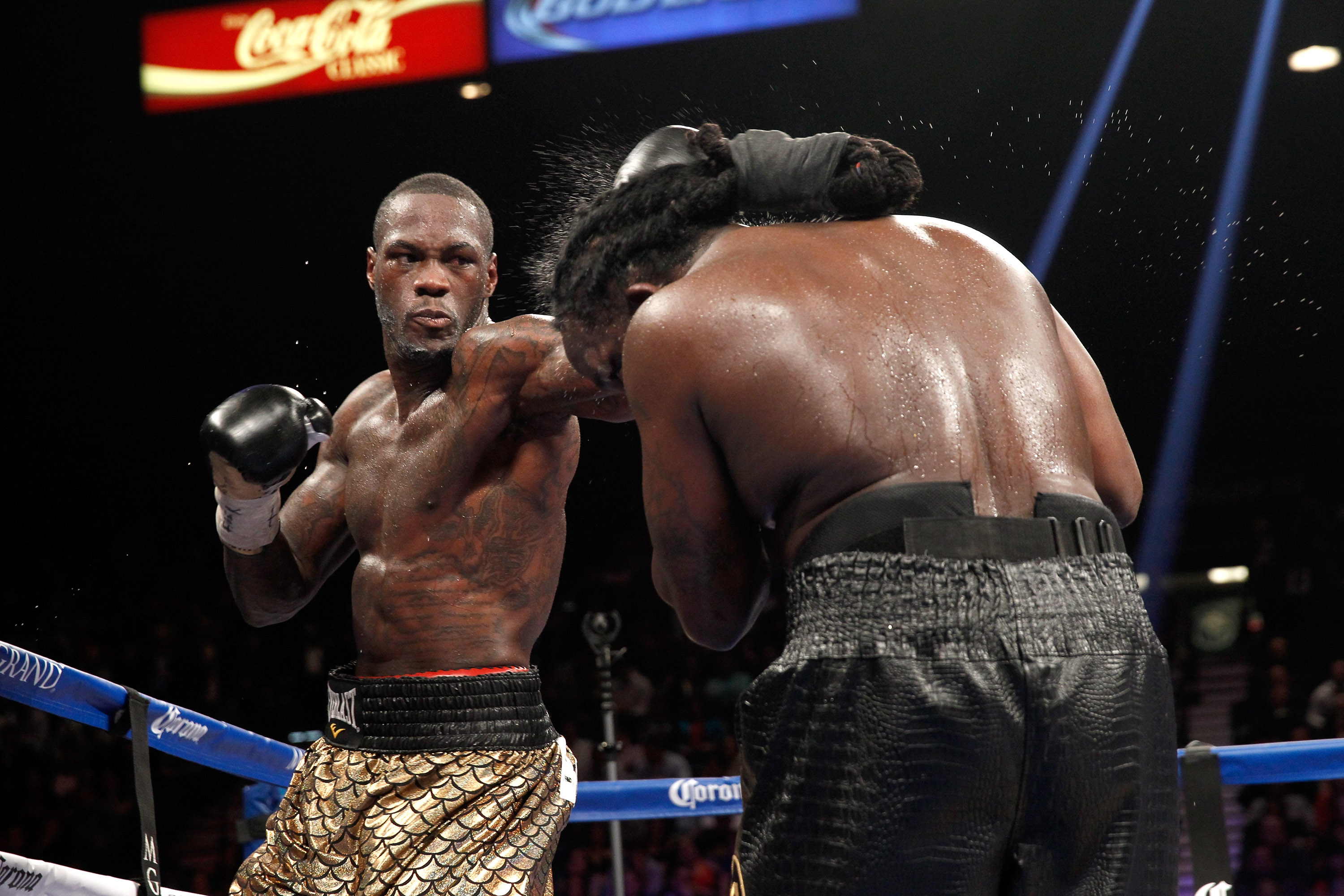 Deontay Wilder pondrá su récord invicto en la línea cuando él combata a Gerald Washington este fin de semana. (Getty)