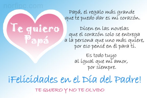 Frases para compartir en el Dia del Padre