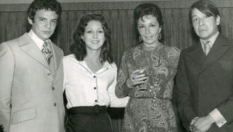 Natalia Kiki Herrera Calles, primera esposa de Jose José, Angelica Maria, Kiki Herrera y José Agustin