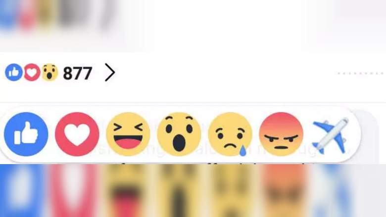 emoji avion facebook