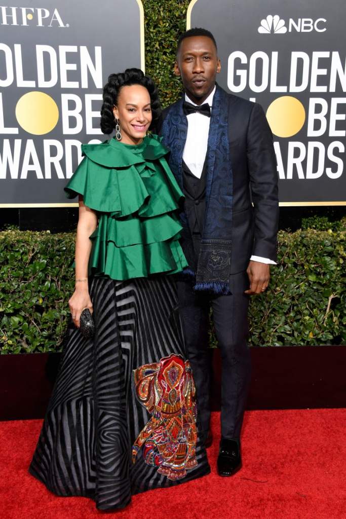 FOTOS-Golden Globes 2019: Peores looks de la alfombra roja, Peores vestidos, Amatus Sami-Karim (Izq.) y Mahershala Ali