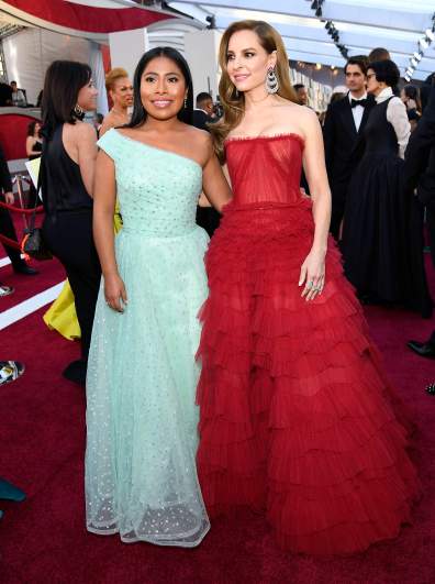 Yalitza Aparicio y Marina de Tavira Oscars