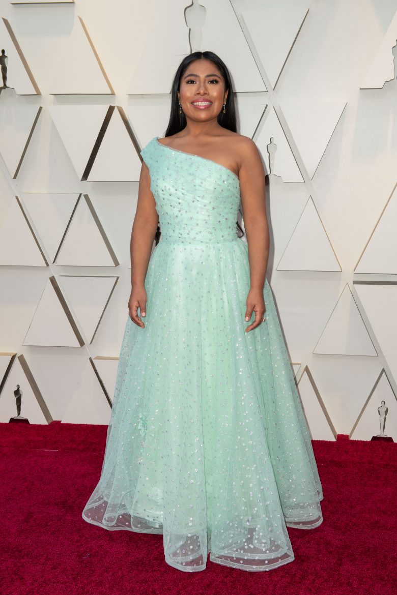 ¿Quién vistió a Yelitza Aparicio para el Oscar 2019? estilista,