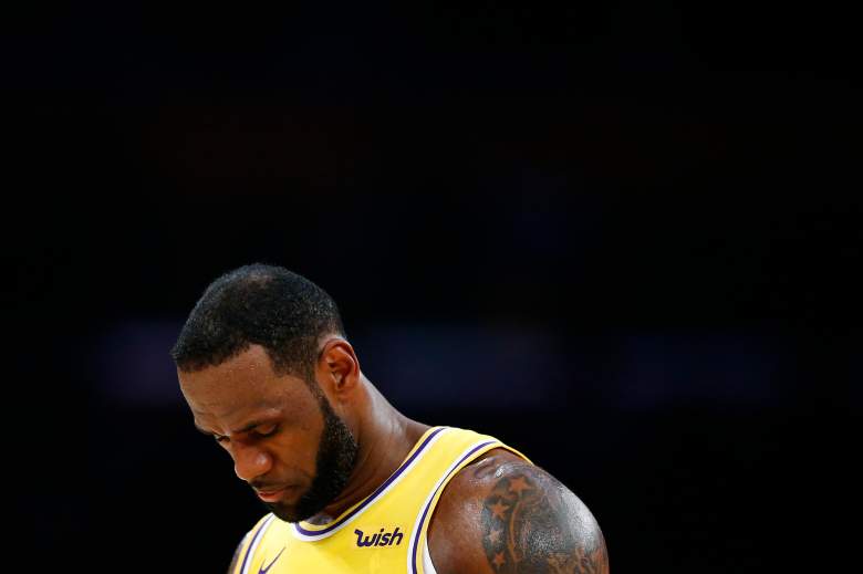 LeBron James está fuera de la quinteta estelar de la NBA