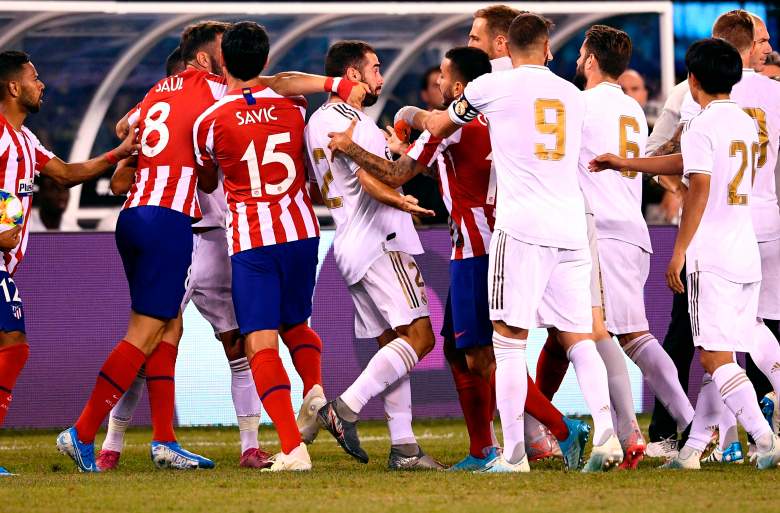 Real Madrid sufre goleada en agresivo partido contra Atlético de Madrid en New Jersey