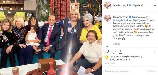 ¿El fantasma de José José en Foto de Laura Bozzo?