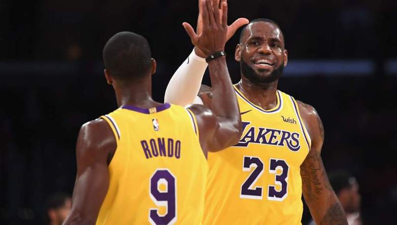 ¿De quién está defendiendo Rajon Rondo a LeBron James?