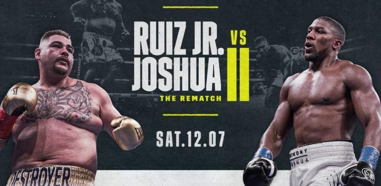 Ruiz Jr. vs. Joshua 2:¿A qué hora empieza la pelea hoy?