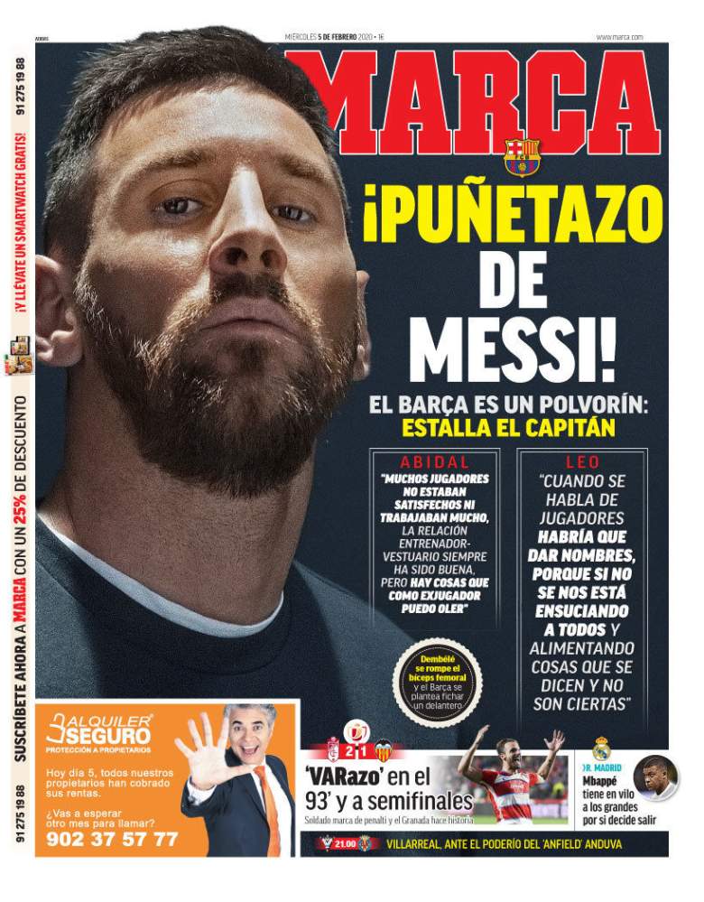 Portada del Diario Marca