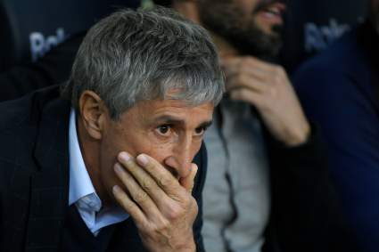 [VIDEO] El tenso momento que vivió el DT del Barcelona en la TV: ¿qué pasó con Quique Setién?