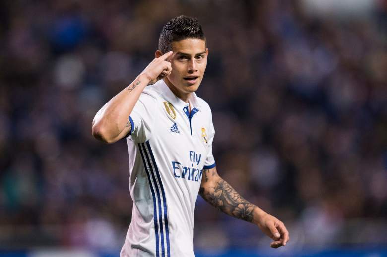 James Rodriguez jugador Del Real Madrid