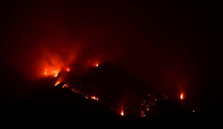 Los fuegos forestales en California no cesan