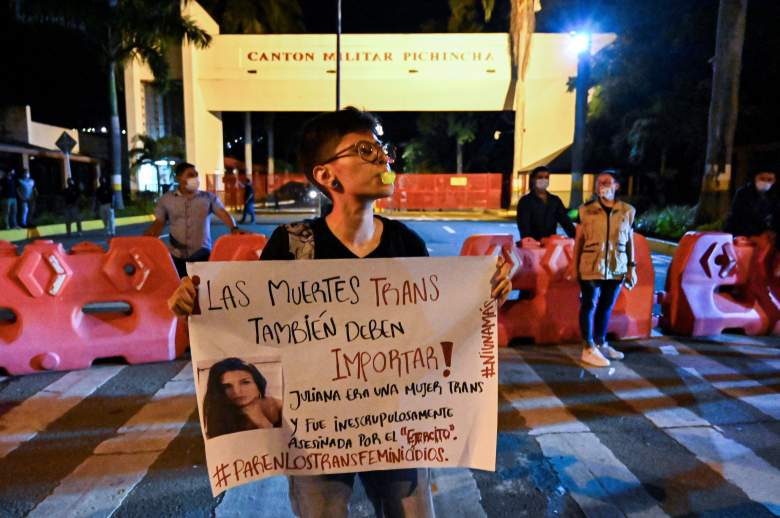 Protesta en Colombia tras el asesinato de Juliana Giraldo