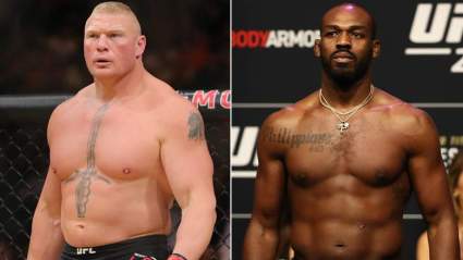 Brock Lesnar ahora es ‘agente libre’ y Jon Jones responde: ‘Le daré una paliza’