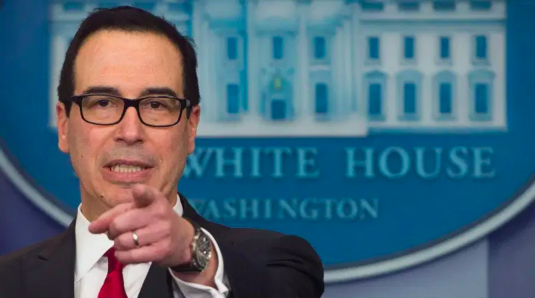 El secretario del Tesoro, Steven Mnuchin.