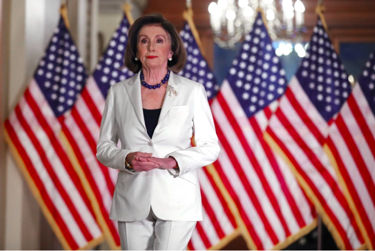 La presidenta de la Cámara de Representantes, Nancy Pelosi.