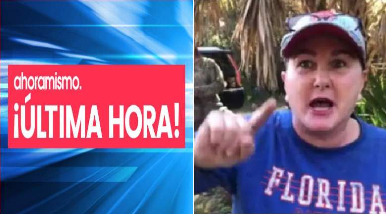 Gina Brashear, mujer racista arremete contra trabajadores de mudanza en Florida