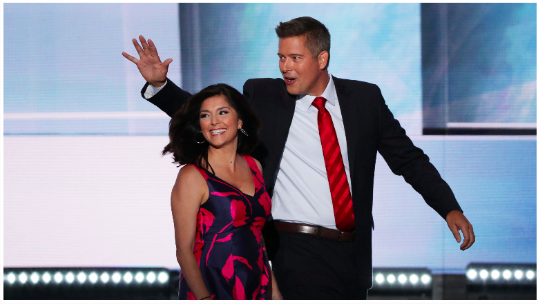 Rachel Campos-Duffy con su esposo, Sean Duffy.