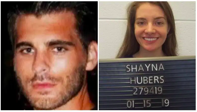 Ryan Poston./Shayna Hubers en su foto policial.