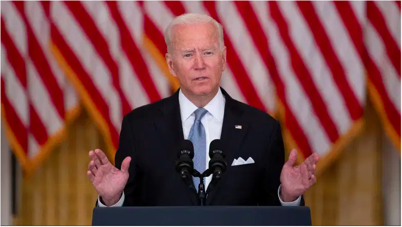 El presidente Joe Biden habla sobre la toma de Afganistán por los talibanes.