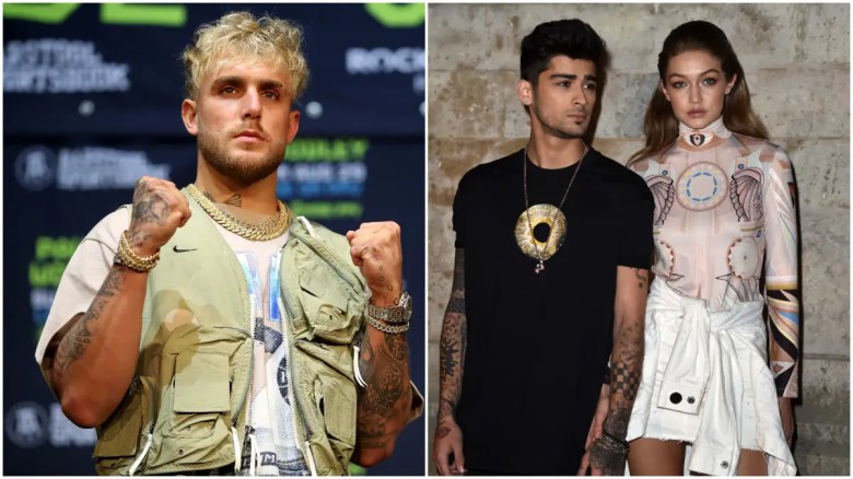 Jake Paul, Gigi Hadid y Zayn Malik