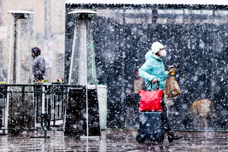 Tormenta de nieve en China