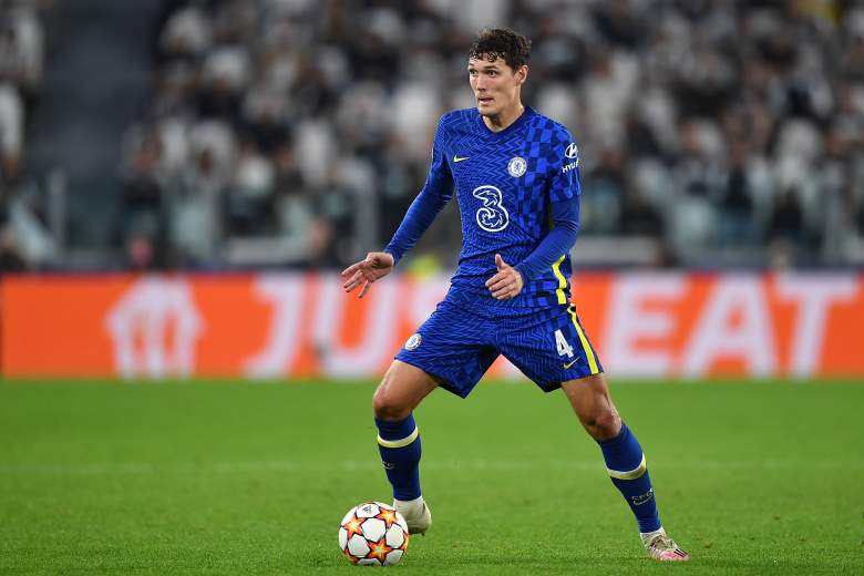 Andreas Christensen del Chelsea FC en acción durante el partido del grupo H de la Liga de Campeones de la UEFA entre Juventus y Chelsea FC en el estadio Allianz el 29 de septiembre de 2021 en Turín, Italia.