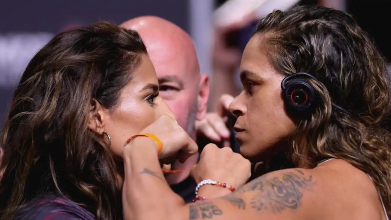 Julianna Peña y Amanda Nunes