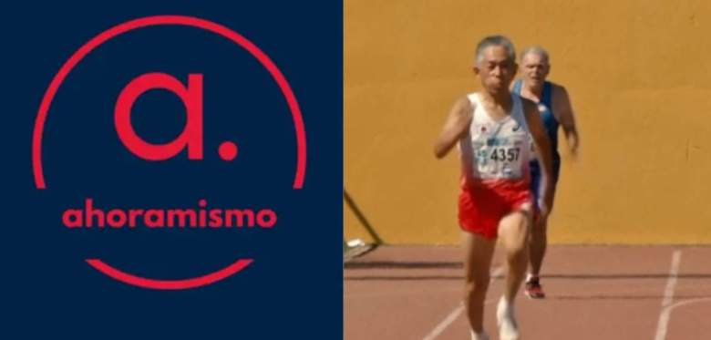 Hiroo Tanaka, el anciano japonés que ganó una carrera de 60 metros a los 92 años.