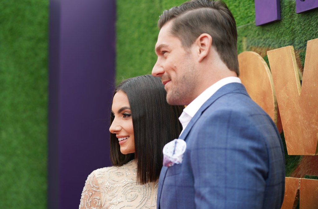 Paige DeSorbo and Craig Conover attend the 2022 MTV Movie & TV Awards: