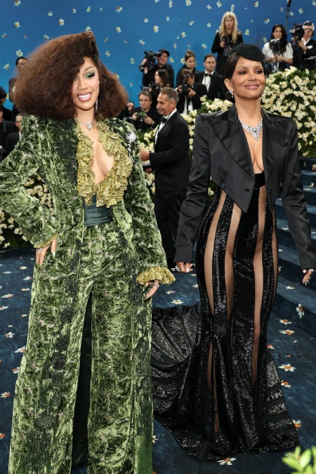 Cardi B and Halle Berry