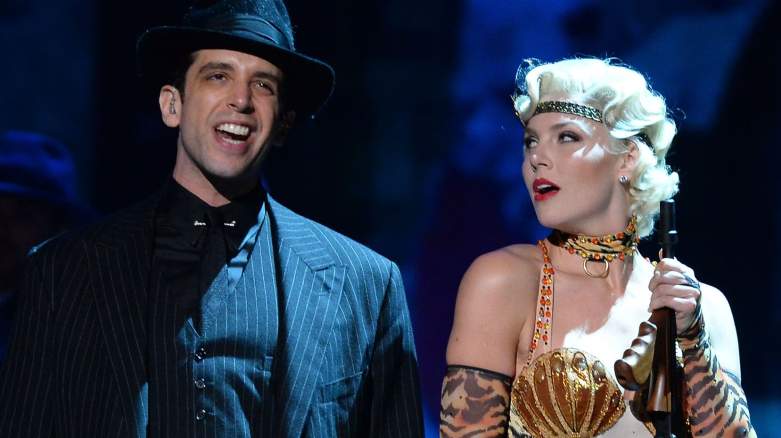 Nick Cordero and Amanda Kloots and the cast 'Bullets Over Broadway' perform onstage during the 68th Annual Tony Awards