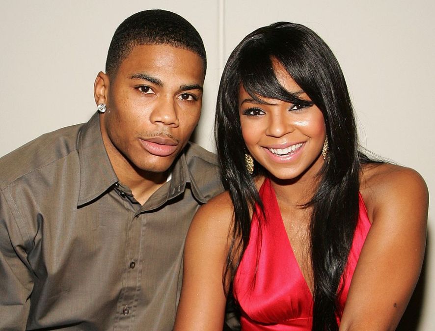 Ashanti and Nelly in 2007 at movie premiere