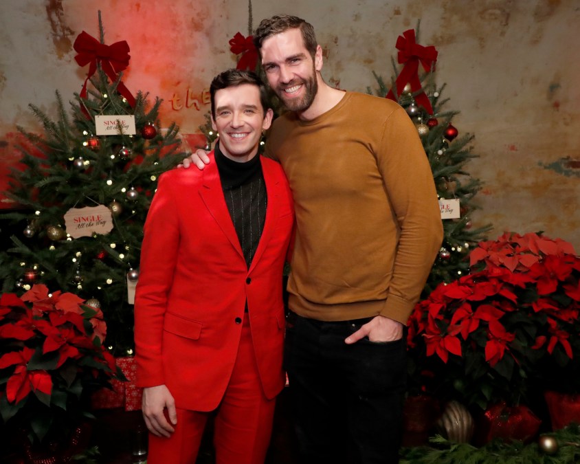 Michael Urie and Tim Hughes