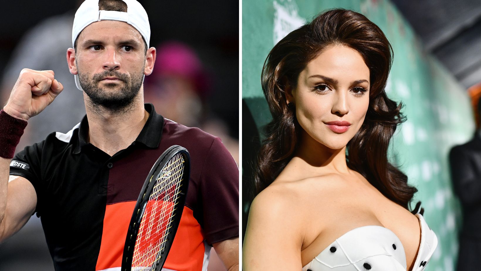 Grigor Dimitrov y Eiza Gonz&aacute;lez