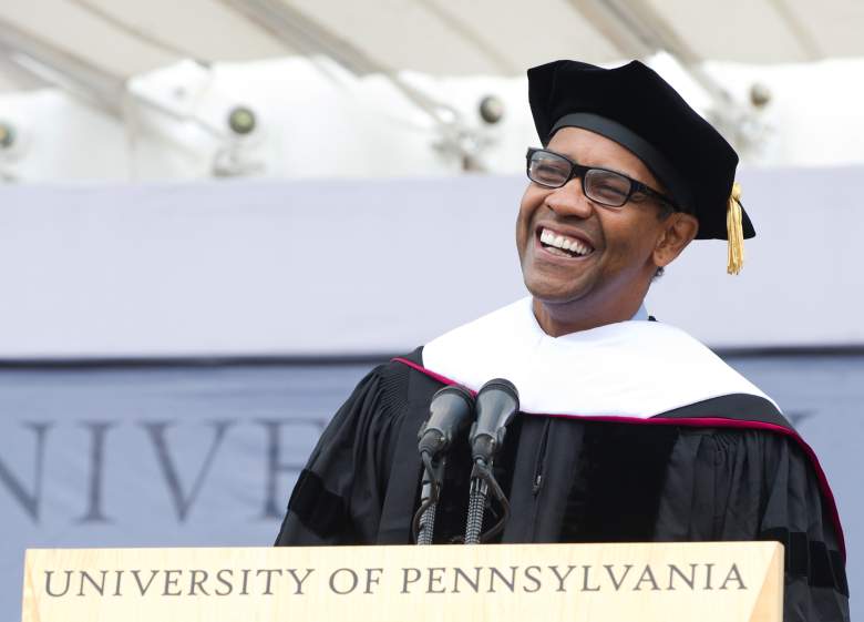 Denzel Washington commencement, University of Pennsylvania, Denzel Washington laugh