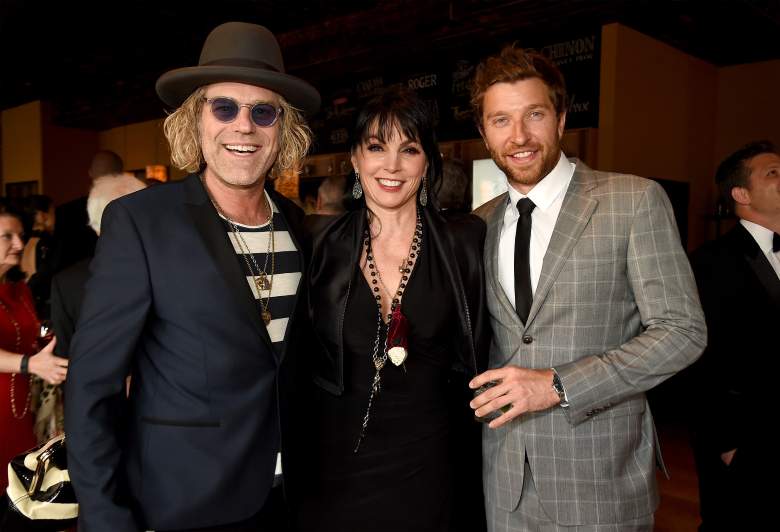 NASHVILLE, TN - APRIL 27: (L-R) Singer Big Kenny of Big & Rich, Christiev Carothers, and singer Brett Eldredge attend the 16th Annual Nashville Best Cellars Dinner hosted by the T.J. Martell Foundation at City Winery Nashville on April 27, 2015 in Nashville, Tennessee.  (Photo by Rick Diamond/Getty Images for T.J. Martell)
