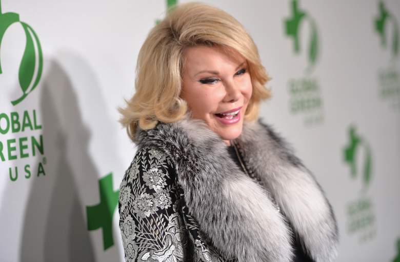 Joan Rivers, Joan Rivers red carpet, Joan Rivers smile