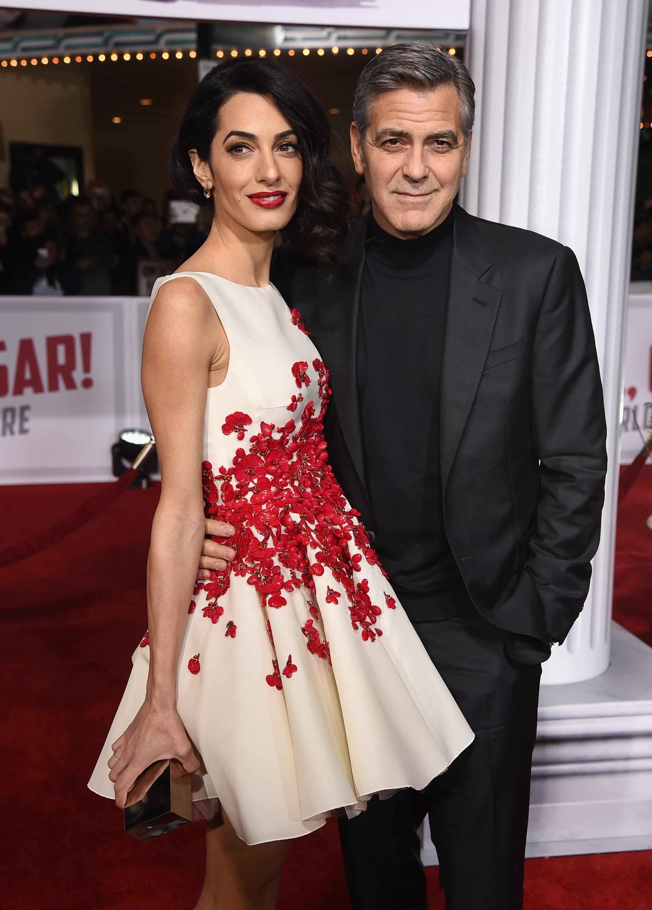 Amal Clooney twins