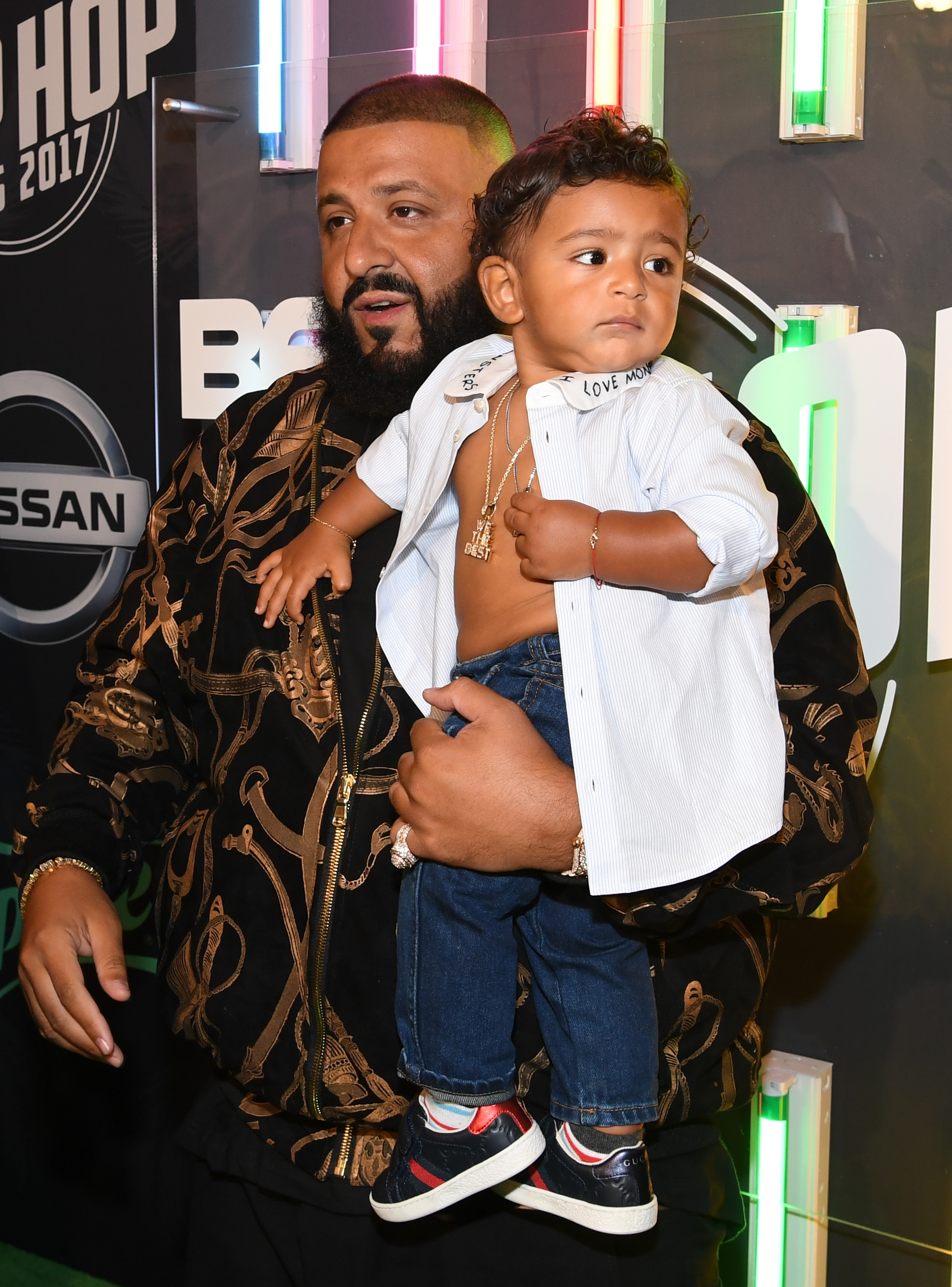 BET hip hop awards red carpet photos, pics of dj khaled on red carpet at the bet awards